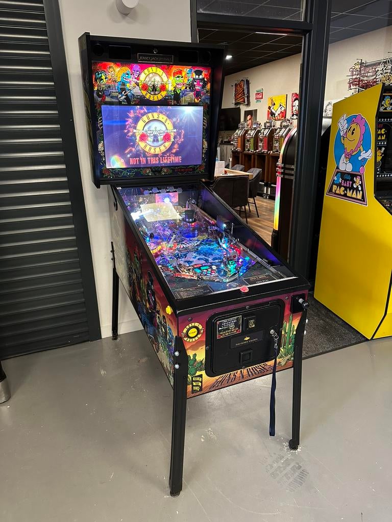 Prachtige flipperkast JJP Guns N Roses Pinball, Verzamelen, Automaten | Flipperkasten, Zo goed als nieuw, Ophalen, Overige merken