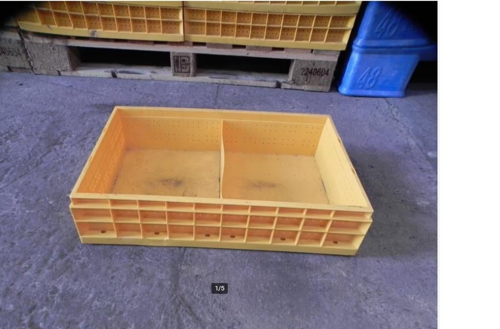 Kratten met vak verdeling, Ophalen, Gebruikt