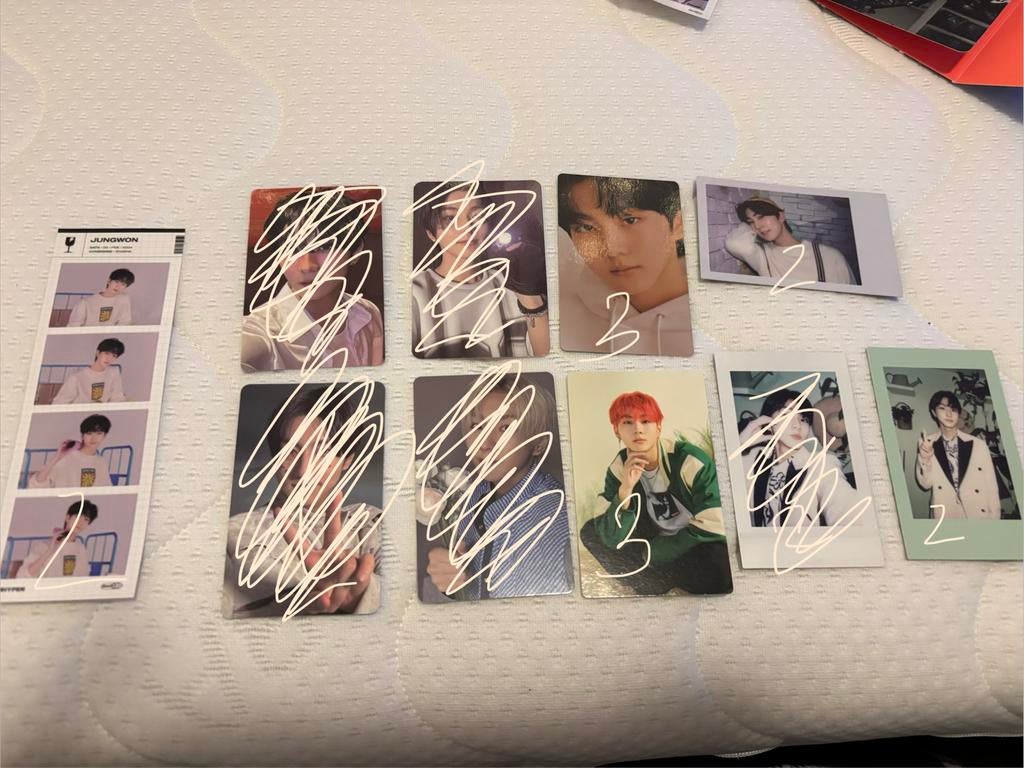 Jungwon photocards., Ophalen of Verzenden, Foto of Kaart