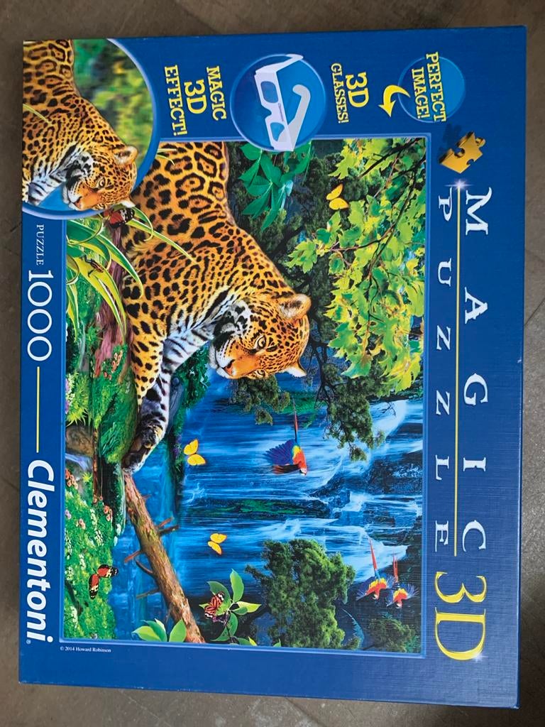 Clementoni Magic 3D Puzzel - 1000 stukjes, Ophalen of Verzenden, 500 t/m 1500 stukjes, Zo goed als nieuw, Legpuzzel