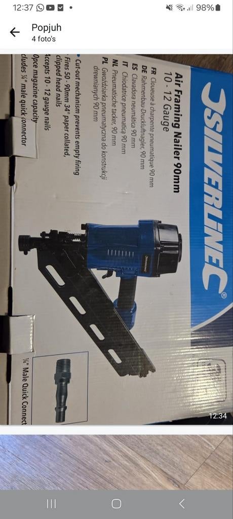 Spijkerpistool, Ophalen of Verzenden, Gebruikt