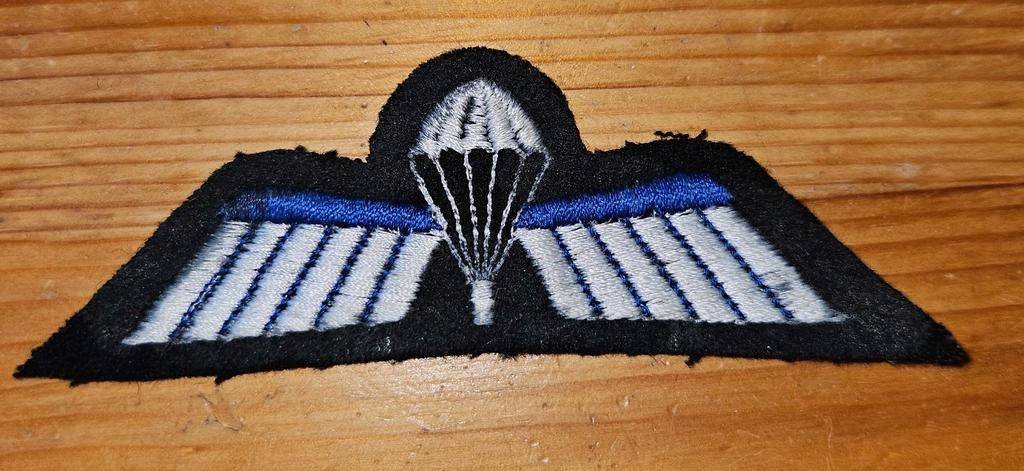 Parawing brevet B Mariniers, Ophalen of Verzenden, Marine, Nederland, Embleem of Badge