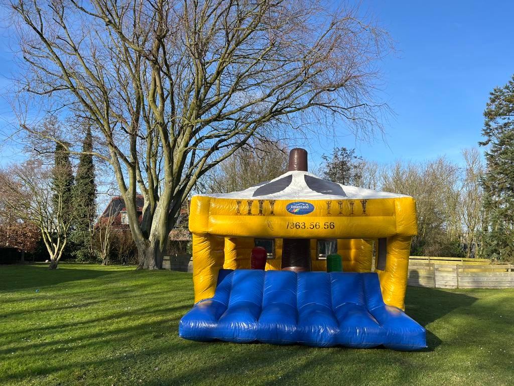 Piraten springkussen te huur, Ophalen, Zo goed als nieuw, Overige