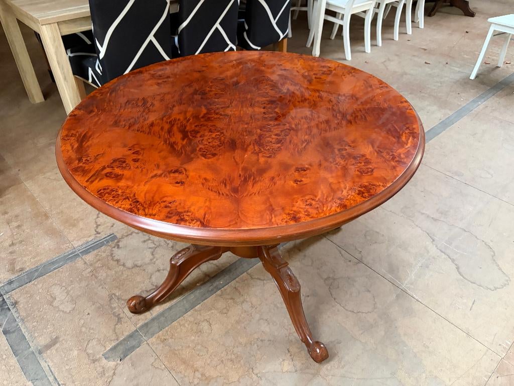 Eethoektafel rond, Huis en Inrichting, Tafels | Salontafels, Rond, Ophalen of Verzenden, Zo goed als nieuw, Minder dan 50 cm
