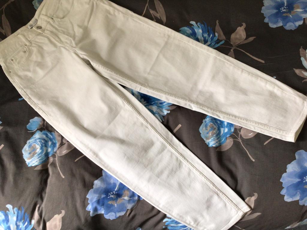 Costes witte dames jeans, Verzenden, Zo goed als nieuw, Wit, W28 - W29 (confectie 36)