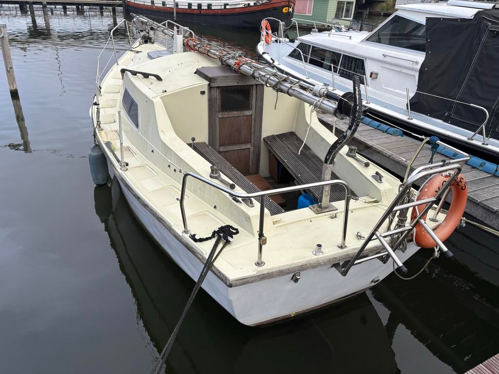 Leuke Motorsailer 8 m te koop!, Watersport en Boten, Kajuitzeilboten en Zeiljachten, Ophalen, Gebruikt, Diesel, Tourjacht of Cruiser