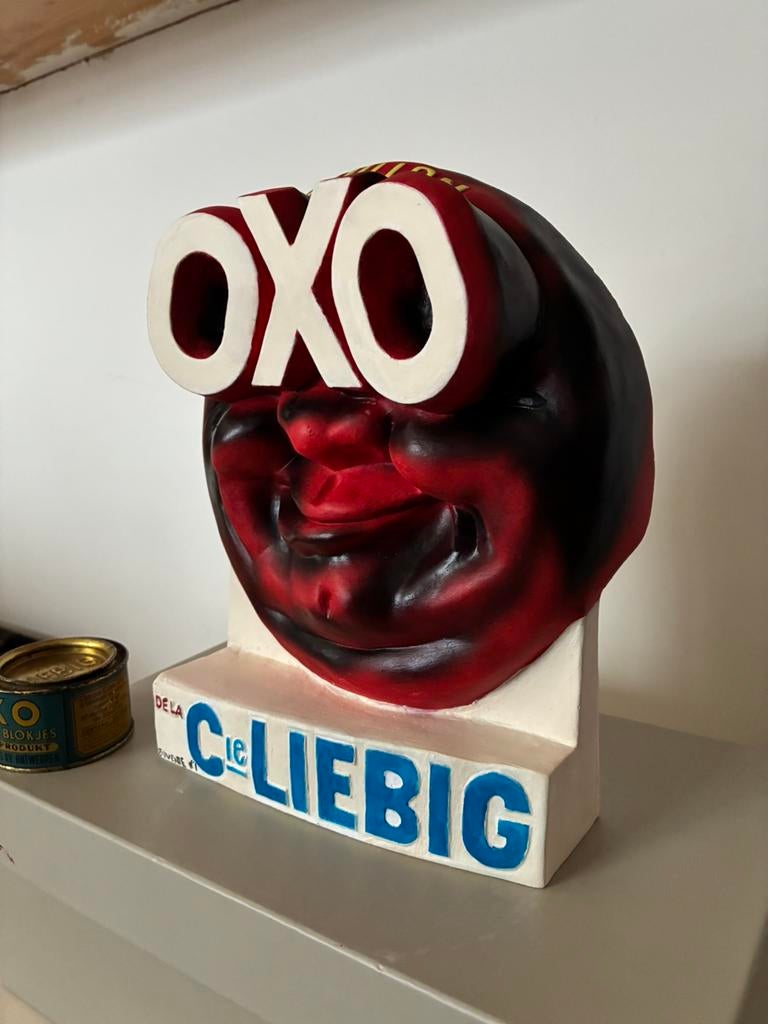 OXO vintage reclame beeld, Ophalen of Verzenden, Gebruikt, Reclamebord