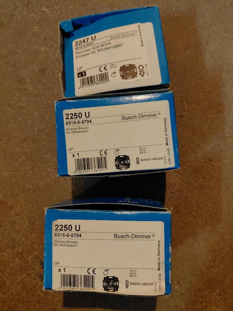 Dimmer (Busch), Ophalen, Nieuw, Schakelaar