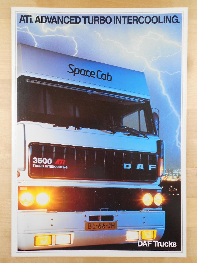 DAF ATi Brochure ca 1985 – NL - 3600 3300 2800, Ophalen of Verzenden, Zo goed als nieuw, Overige merken, DAF