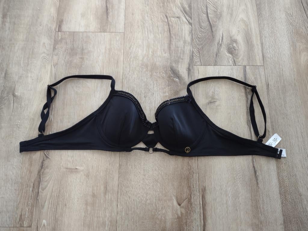 Prachtige zwarte bikini top van Doutzen by Hunkemöller, 75B, Ophalen of Verzenden, Onb, Bikini, Hunkemöller