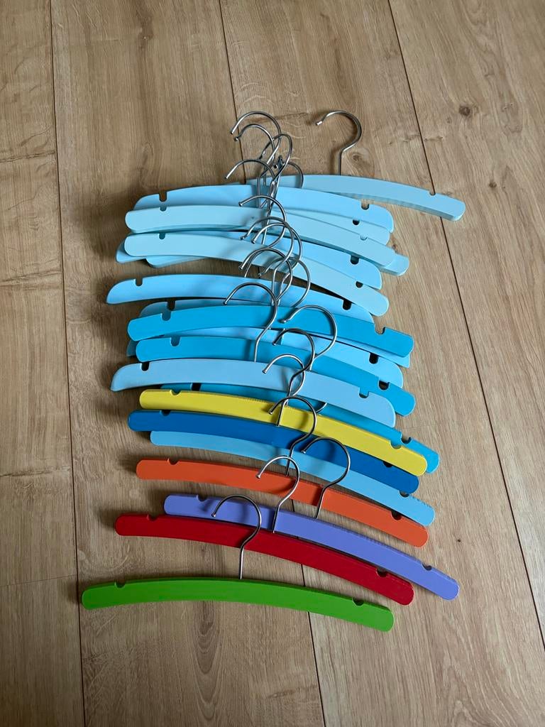 21 Kinderhangers, Ophalen of Verzenden, Gebruikt, Hout, Kinderen