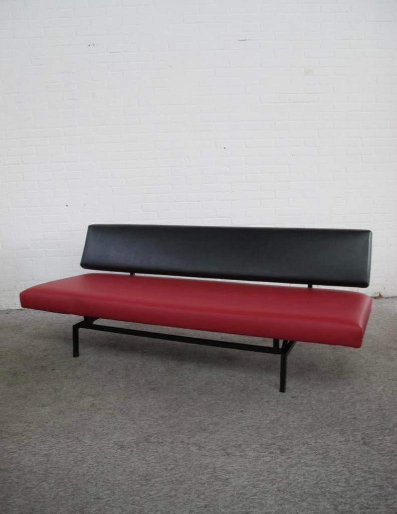Vintage Martin Visser Spectrum BR03 slaapbank uit jaren 60., Huis en Inrichting, Banken | Bankstellen, Gebruikt, 150 tot 200 cm