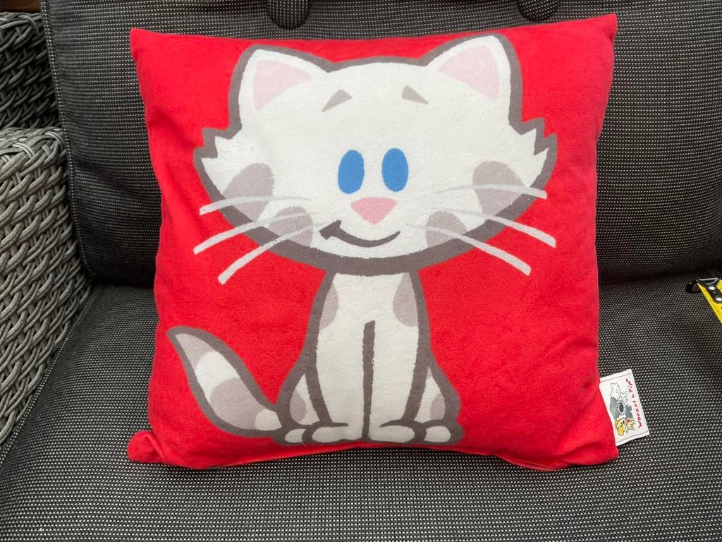 Nieuw zgan Buurpoes van Woezel en Pip pluche kussen, Ophalen, Nieuw, Kleed of Kussen