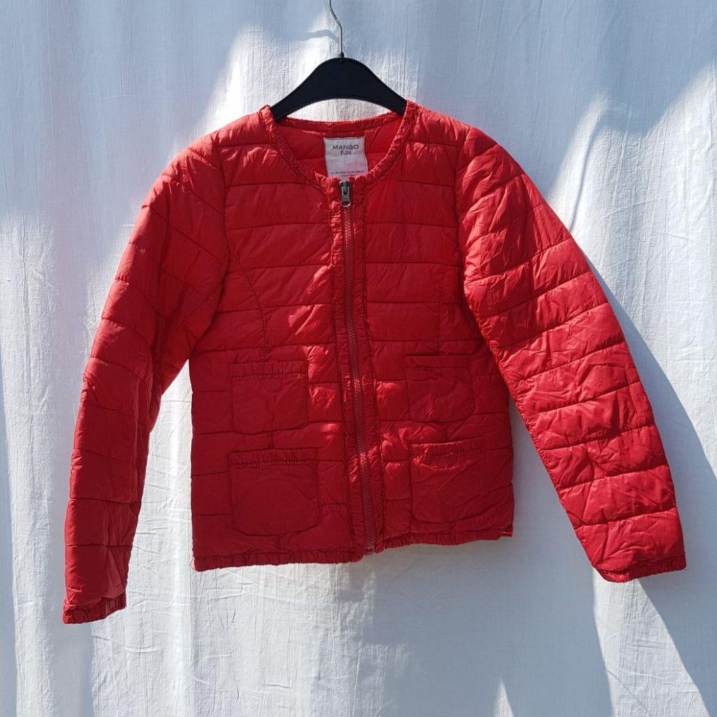 Leuke rode meisjes tussenjas. Mt 140. Merk Mango Kids, Kinderen en Baby's, Meisje, ., Ophalen of Verzenden, Zo goed als nieuw