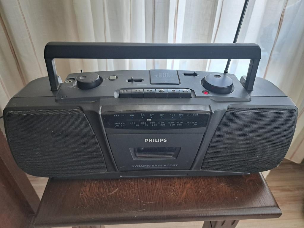 philips boombox draagbare radio, Audio, Tv en Foto, Radio's, Ophalen of Verzenden