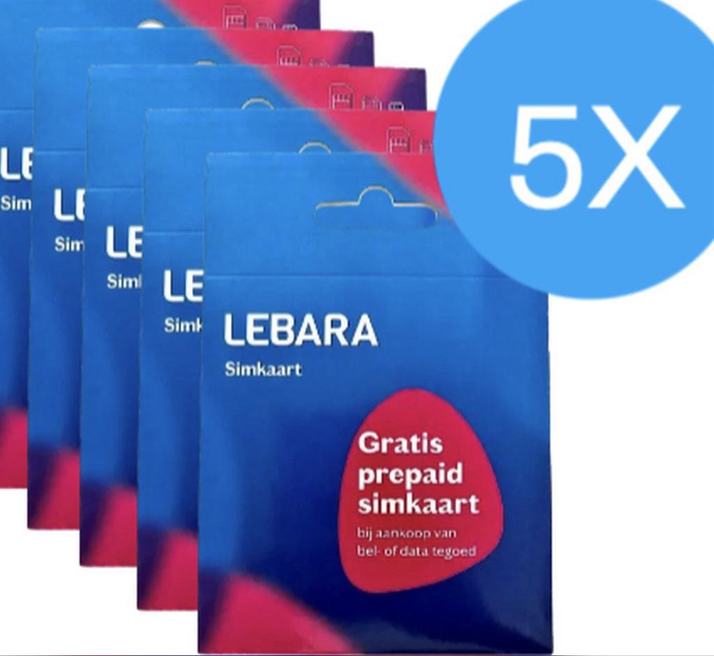 - LEBARA simkaarten GEZOCHT! GEZOCHT!, Ophalen of Verzenden, Zo goed als nieuw, Overige providers