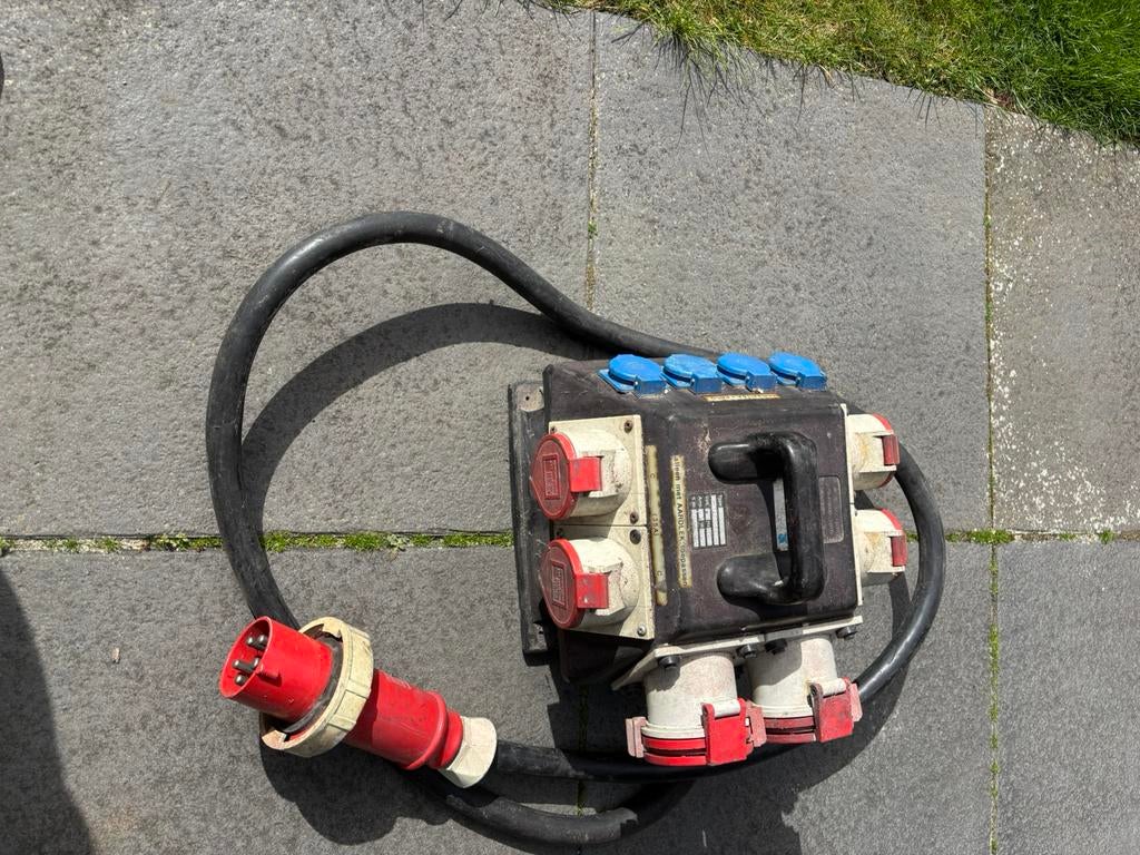 Verdeelkast 63a, 32, a 16amp, Ophalen of Verzenden, Gebruikt