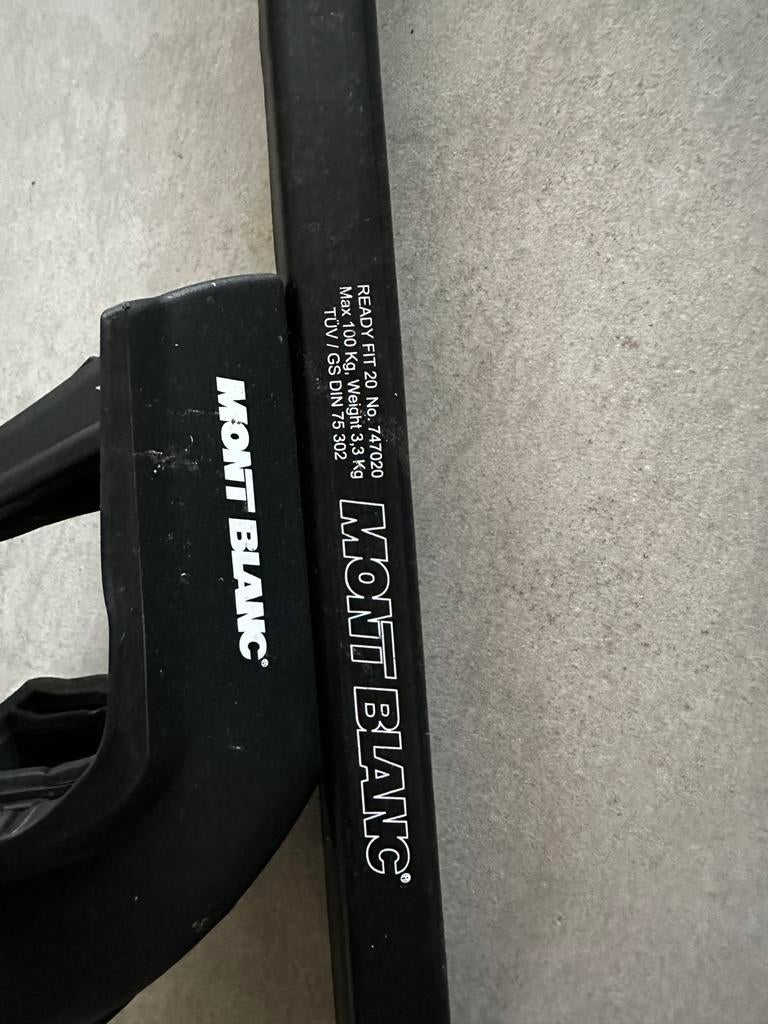 Mont Blanc Ready Fit 2.0 dakdragers, Ophalen, Gebruikt