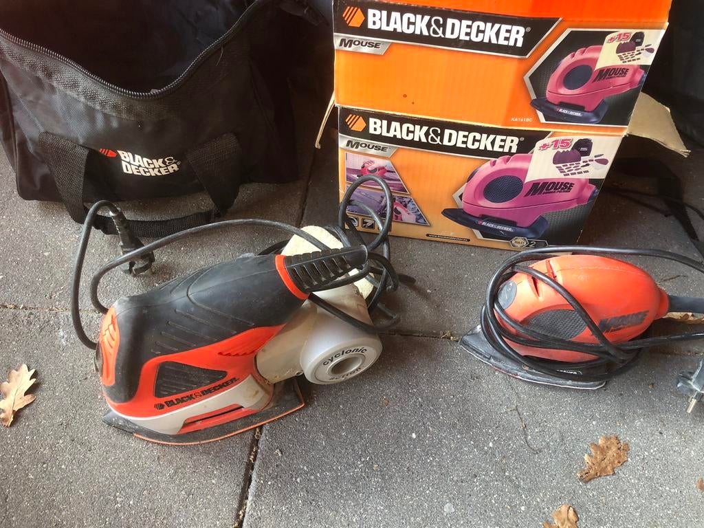 Black & decker schuurmachines, Ophalen, Gebruikt, Overige schalen, Onderdeel
