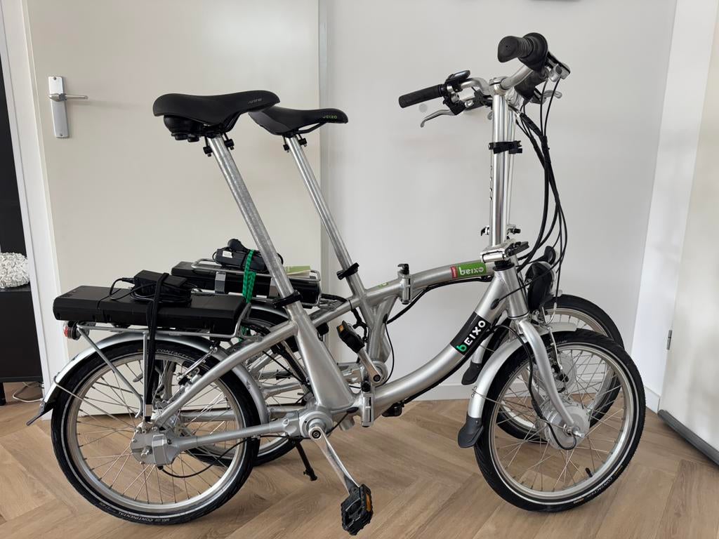 2x zgan Beixo elektrische vouwfietsen 20 inch met cardanas, Fietsen en Brommers, Fietsen | Vouwfietsen, Ophalen of Verzenden, Zo goed als nieuw