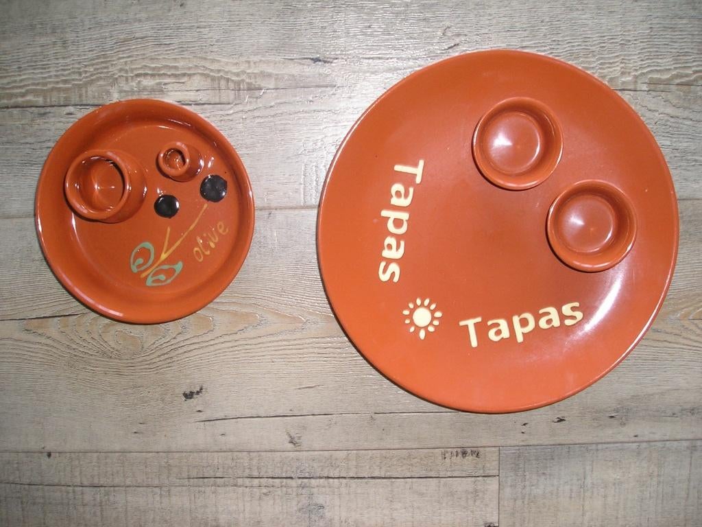 tapas schalen, Huis en Inrichting, Keuken | Servies, Ophalen, Overige stijlen, Aardewerk, Schaal of Schalen