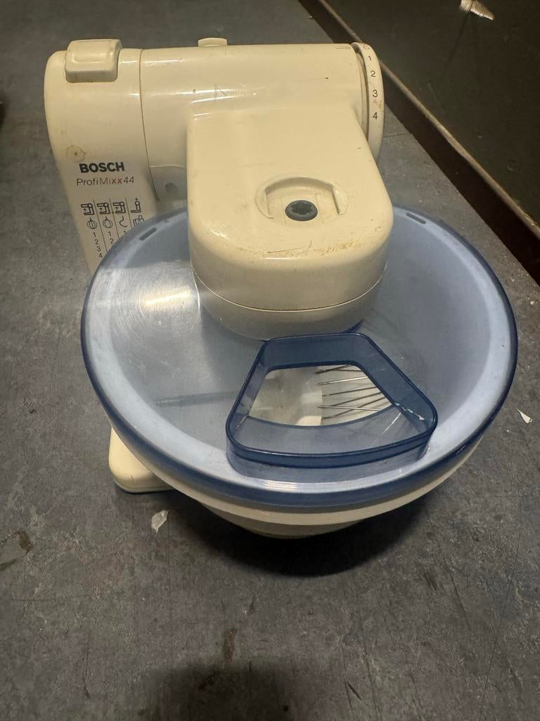 Bosch ProfiMixx 44 Keukenmachine - Gebruikt, Gebruikt, 3 snelheden of meer, Ophalen of Verzenden, 2 tot 3 liter