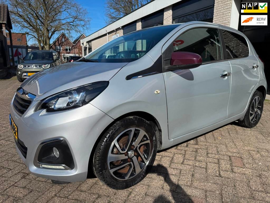 Peugeot 108 1.0 e-VTi Première AIRCO LM VELGEN ORG 88089 KM, Euro 5, Gebruikt, 4 stoelen, Origineel Nederlands
