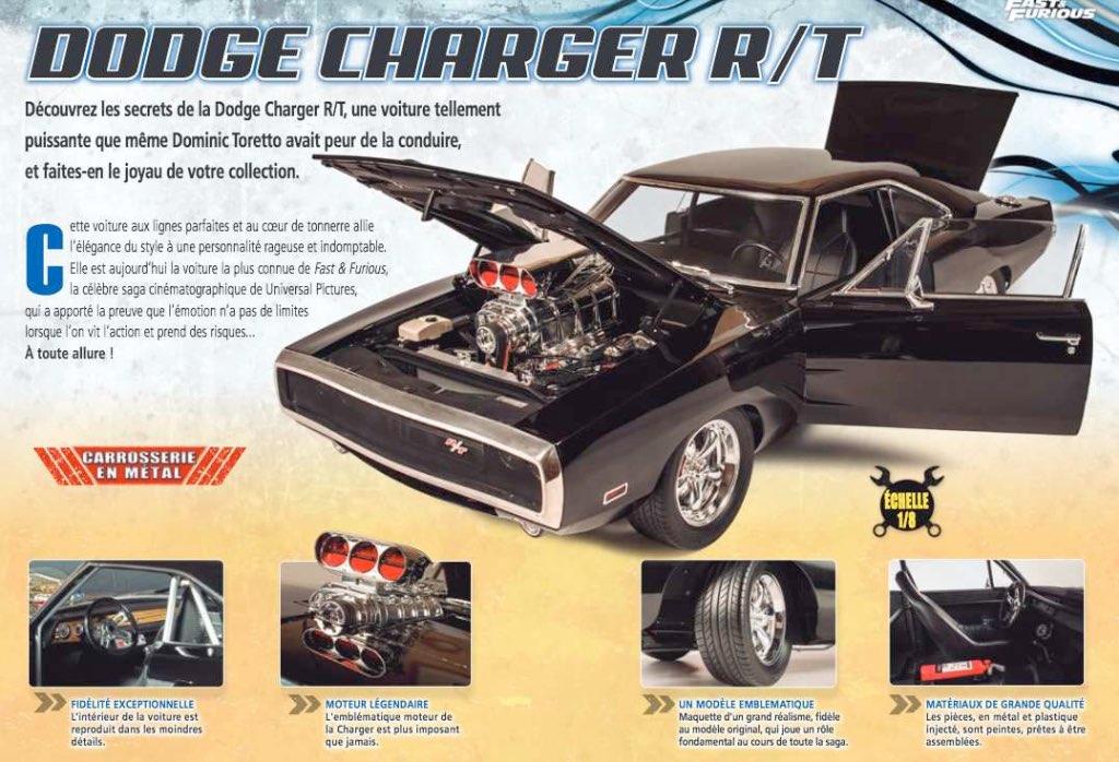 Dodge Charger R/T in 1:8 scale | Fast & Furious  110 delen, Ophalen, Nieuw, 1:5 t/m 1:8, Auto