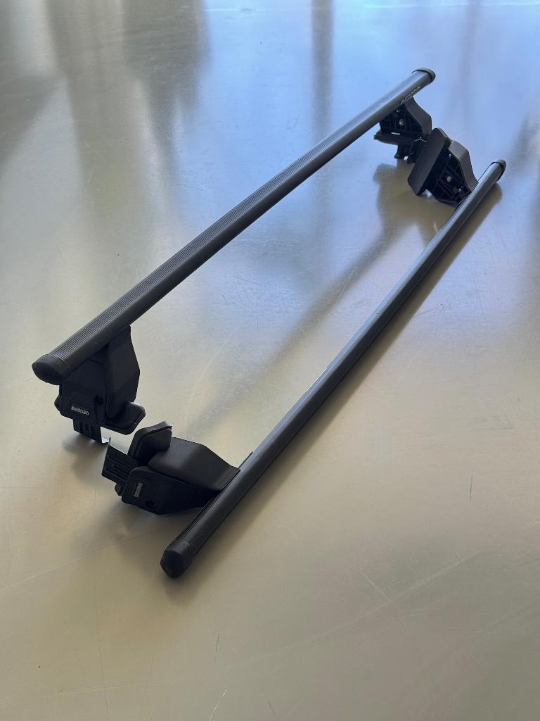 Menabo Tema dakdragers (glad dak) – Peugeot 308 SW, Auto diversen, Dakdragers, Ophalen, Zo goed als nieuw