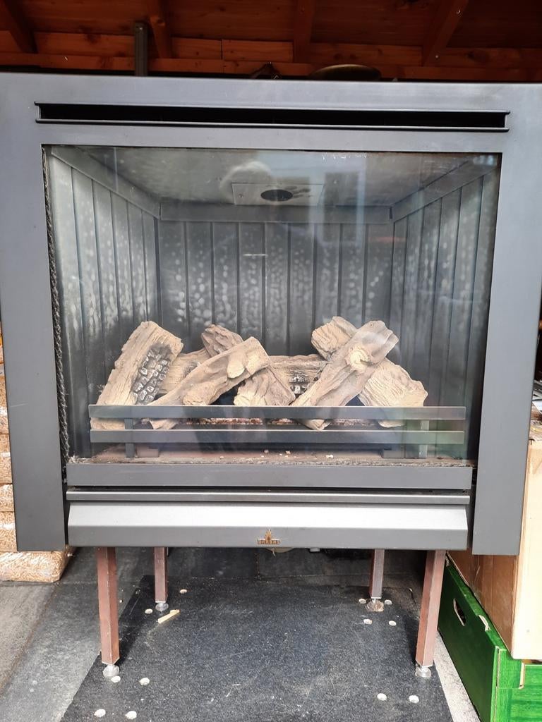 Mooie gaskachel merk Barbas model 9946/0029 vermogen  6.5 kw, Ophalen of Verzenden, Inbouwhaard, Gashaard