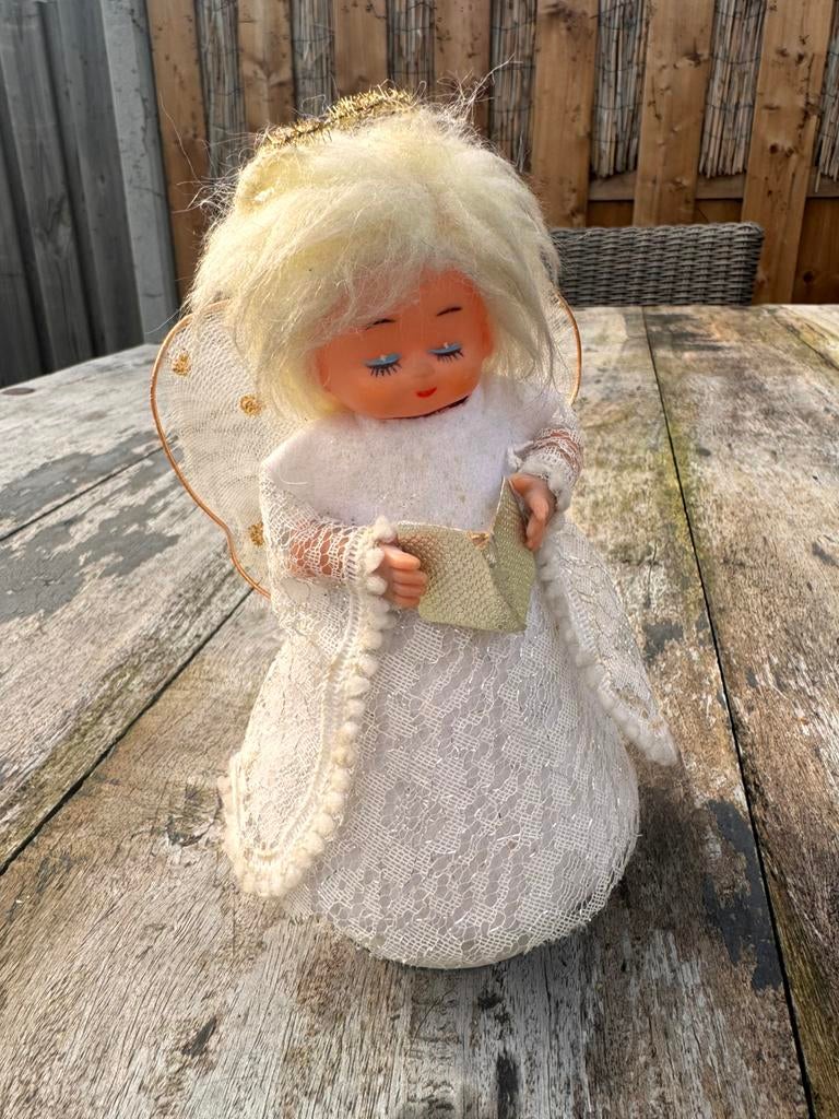 Kerst engel muziekdoosje vintage, Ophalen of Verzenden, Zo goed als nieuw