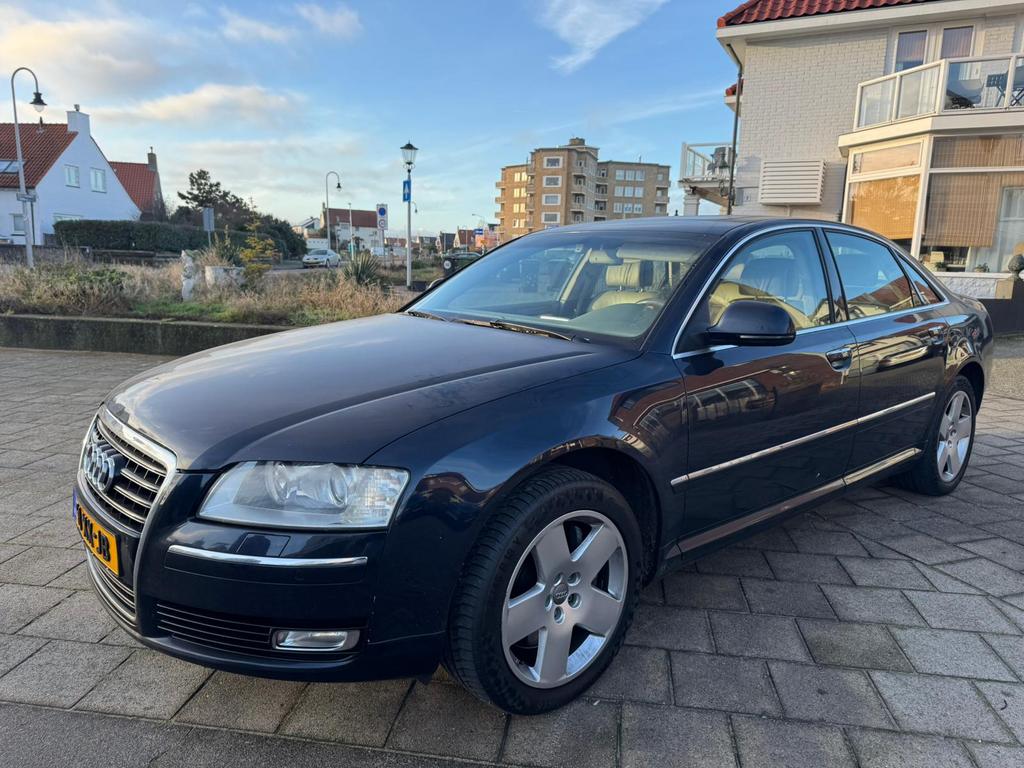 Audi A8 4.2 257KW Quattro AUT 10 -2007 top auto!!, Automaat, 8 cilinders, Blauw, 4163 cc