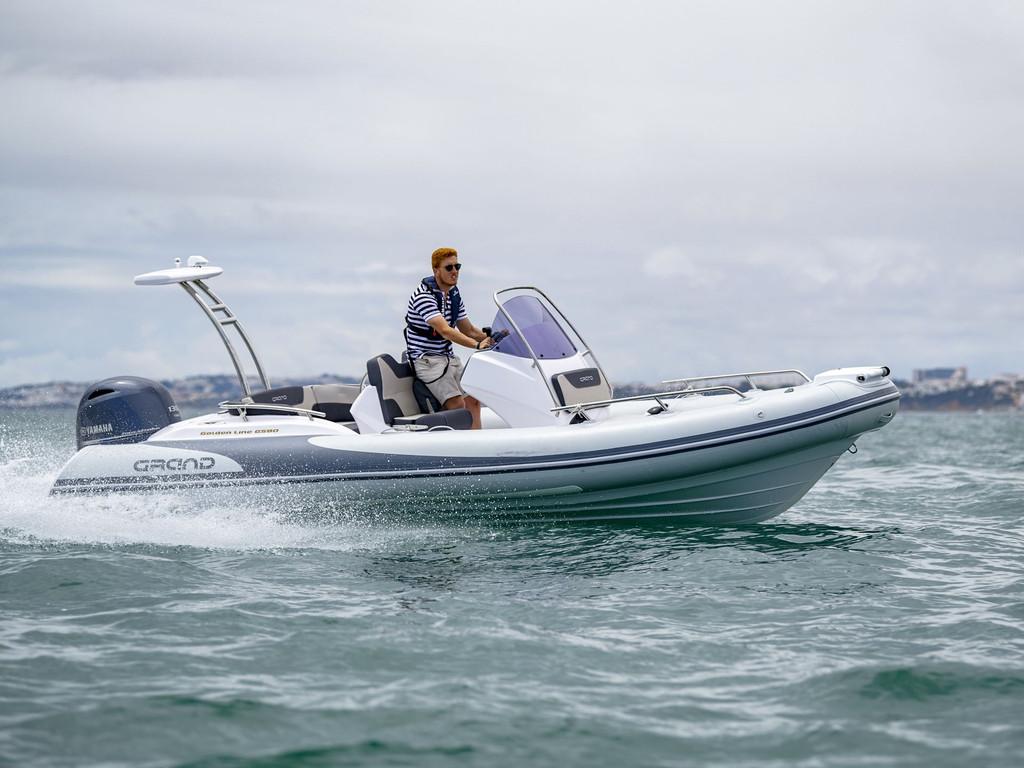 GRAND GL580 Golden Line, Watersport en Boten, Rubberboten, Gebruikt, Overige brandstoffen, Overige merken