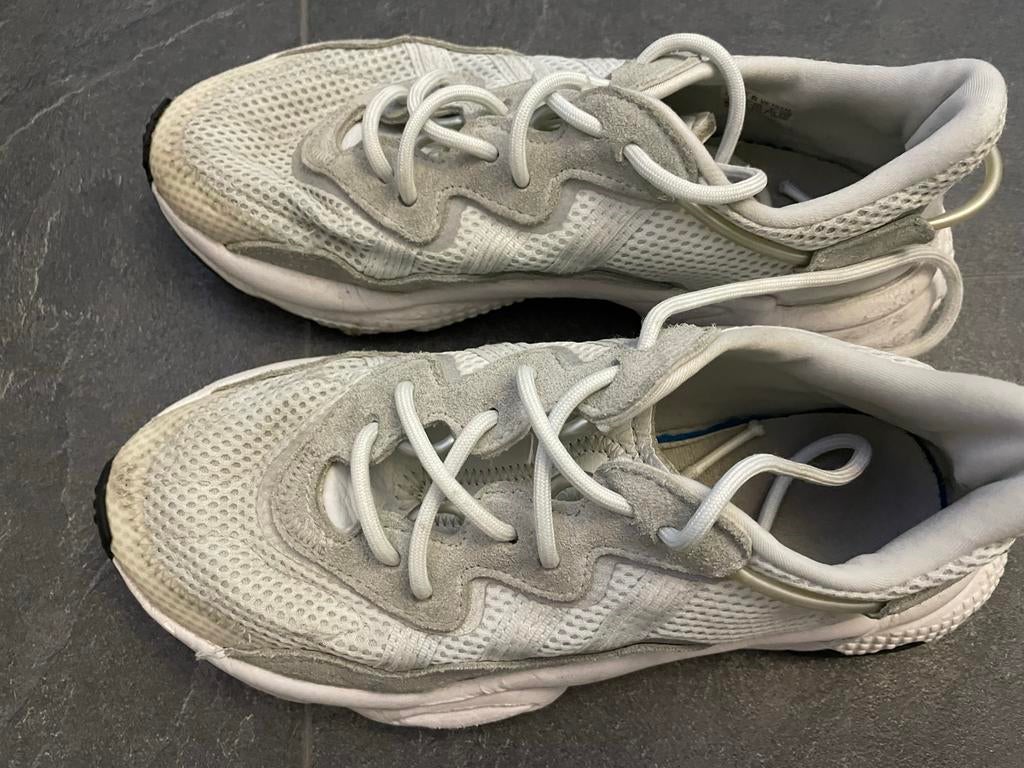 Witte Adidas Ozweego sneakers, Ophalen, Gedragen, Wit, Sneakers of Gympen