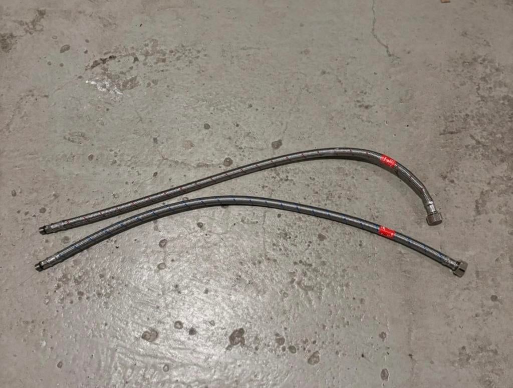 Flexibele rvs aansluit slang, Ophalen of Verzenden, Rvs, Douche