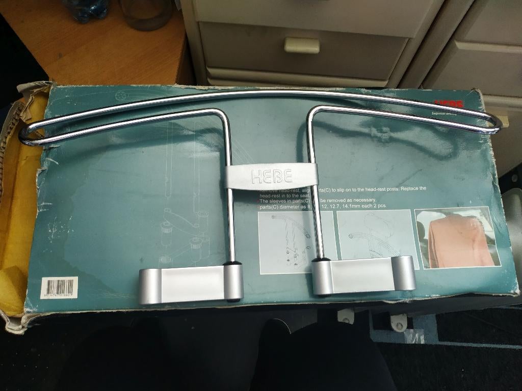Auto Kledinghanger Hoofdsteun Chroom, Ophalen of Verzenden, Nieuw