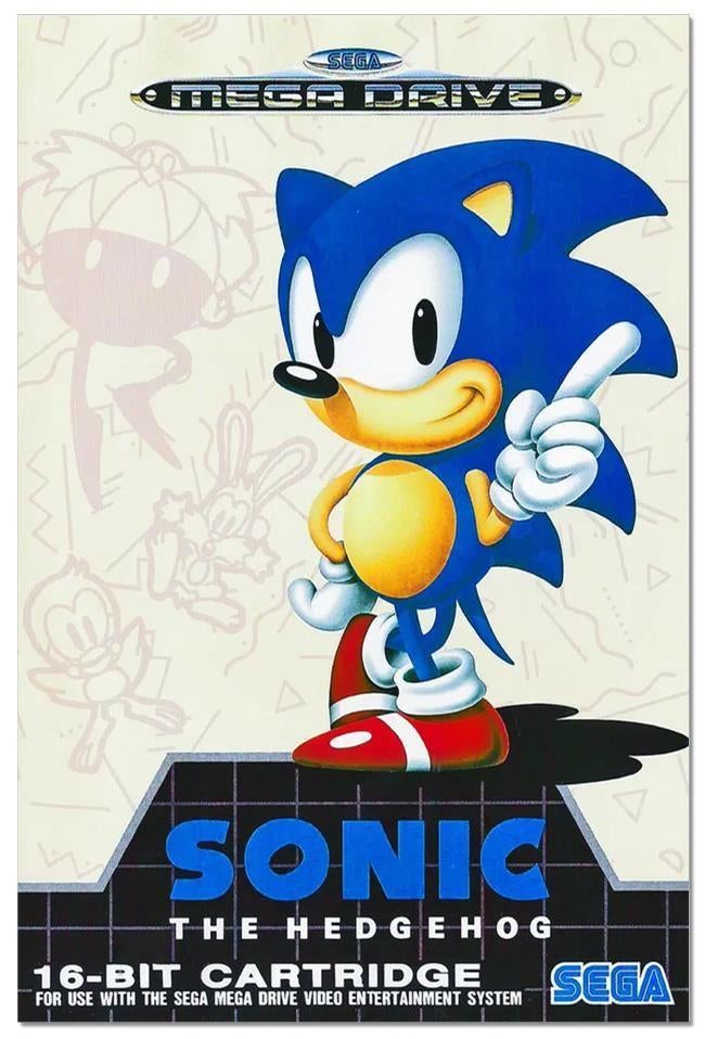 [Grote Retro Game Poster] SONIC THE HEDGEHOG MEGADRIVE, Verzamelen, Posters, Nieuw, Film en Tv, A1 t/m A3, Ophalen of Verzenden
