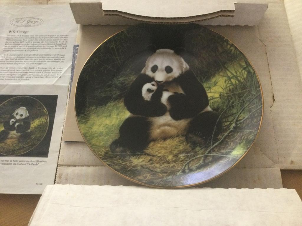 Speciale eerste uitgave pandabord nieuw in doos, Ophalen of Verzenden