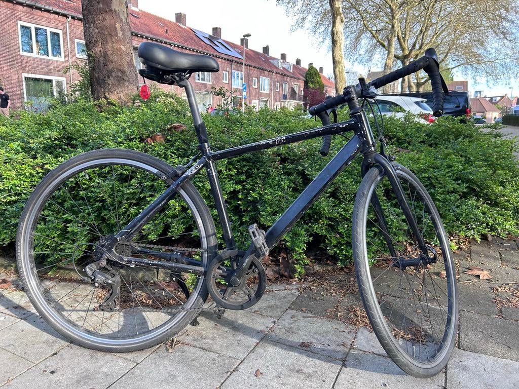 Volledig functionele racefiets met slot (170 cm), Fietsen en Brommers, Fietsen | Racefietsen, Overige merken, Gebruikt, Aluminium