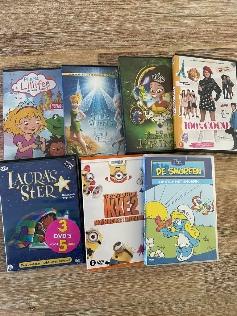 Diverse dvd’s kinderfilms, Cd's en Dvd's, Alle leeftijden, Ophalen of Verzenden, Zo goed als nieuw
