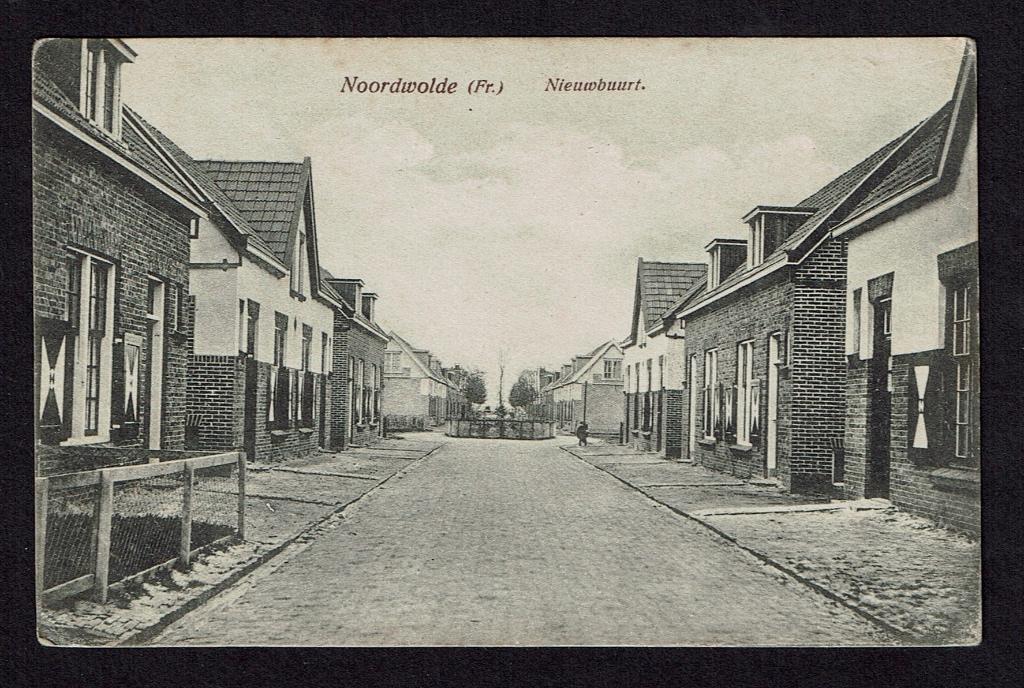 Noordwolde (Fr) Nieuwbuurt  - Ca jaren 30, Verzenden, 1920 tot 1940, Ongelopen, Friesland