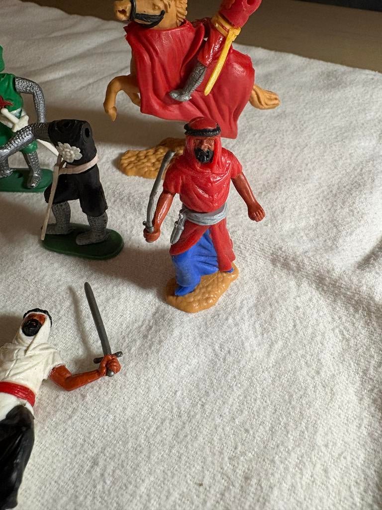 Timpo Toys Arabische strijders en incomplete ridders jaren 7, Ophalen of Verzenden, Gebruikt