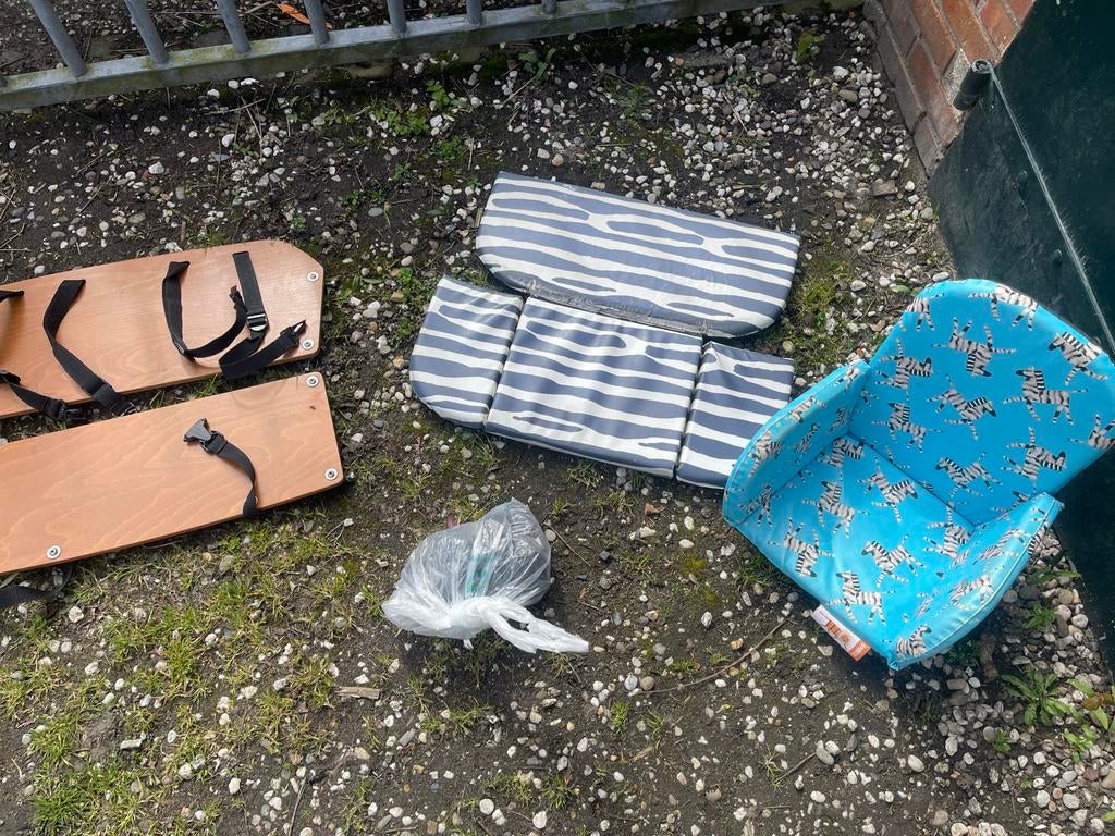 Babboe zitjes voor bakfiets City (2 stuks), Ophalen, Gebruikt