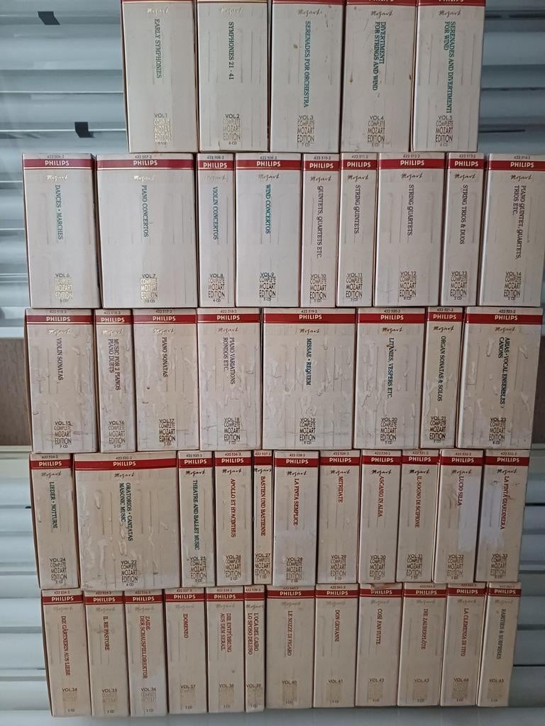 De complete Mozart Edition - 45 boxen, Cd's en Dvd's, Cd's | Klassiek, Ophalen, Boxset, Overige typen, Zo goed als nieuw