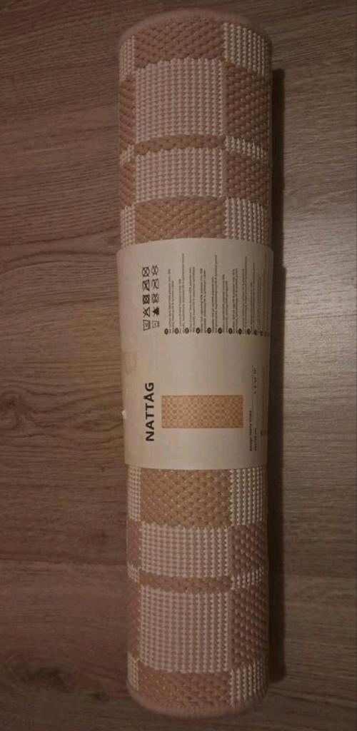 Nattag vloerkleed, Huis en Inrichting, Minder dan 50 cm, 100 tot 150 cm, Beige, Nieuw