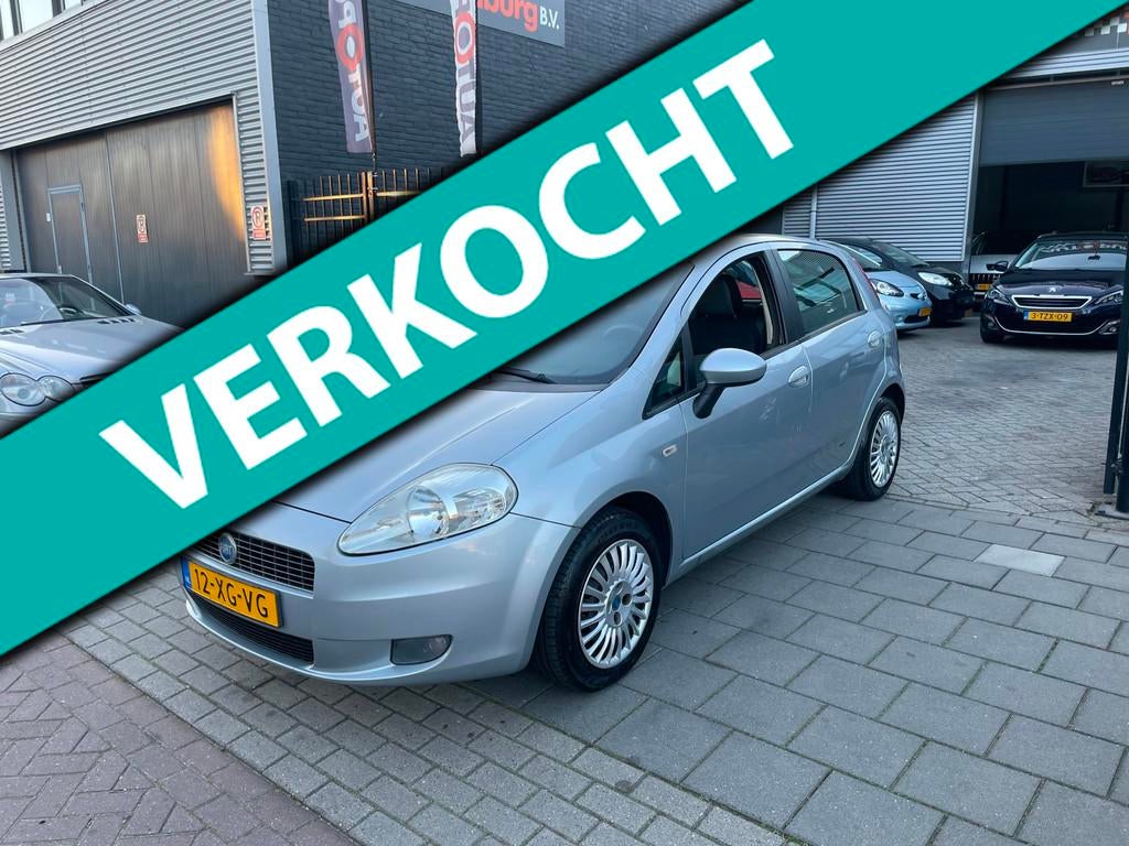 Fiat Grande Punto 1.2 Dynamic 3e Eigenaar! Trekhaak Airco NA, 1242 cc, 4 cilinders, 400 kg, Grande Punto