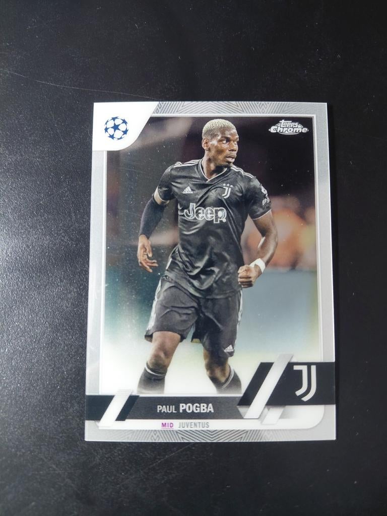 Paul pogba (juventus) topps chrome, Ophalen of Verzenden, Nieuw, Buitenlandse clubs, Spelerskaart