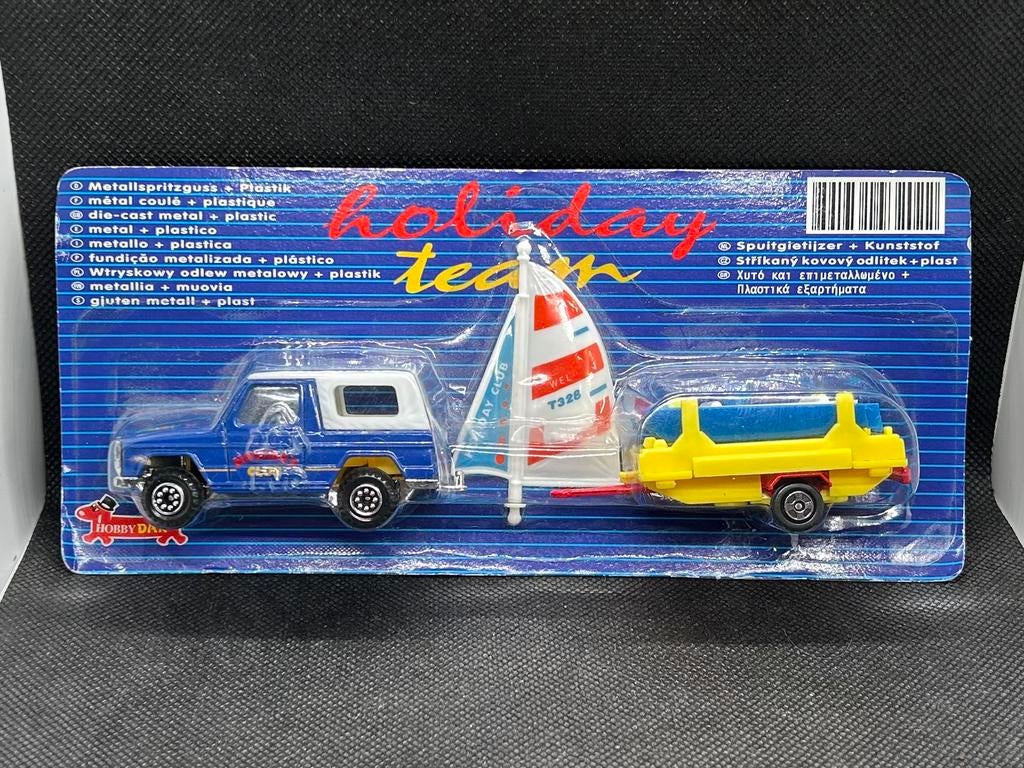 Hobby Dax Mercedes G Klasse met Aanhanger 1:64 OVP, Verzenden, Zo goed als nieuw, Auto