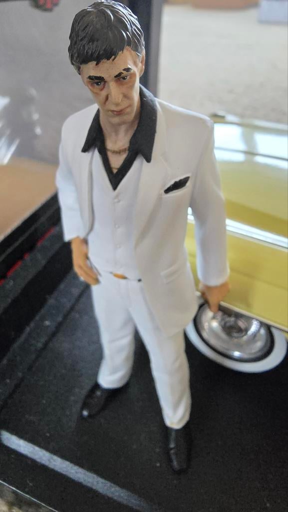 Scarface limited edition cadillac plus figuur nieuw, Ophalen of Verzenden