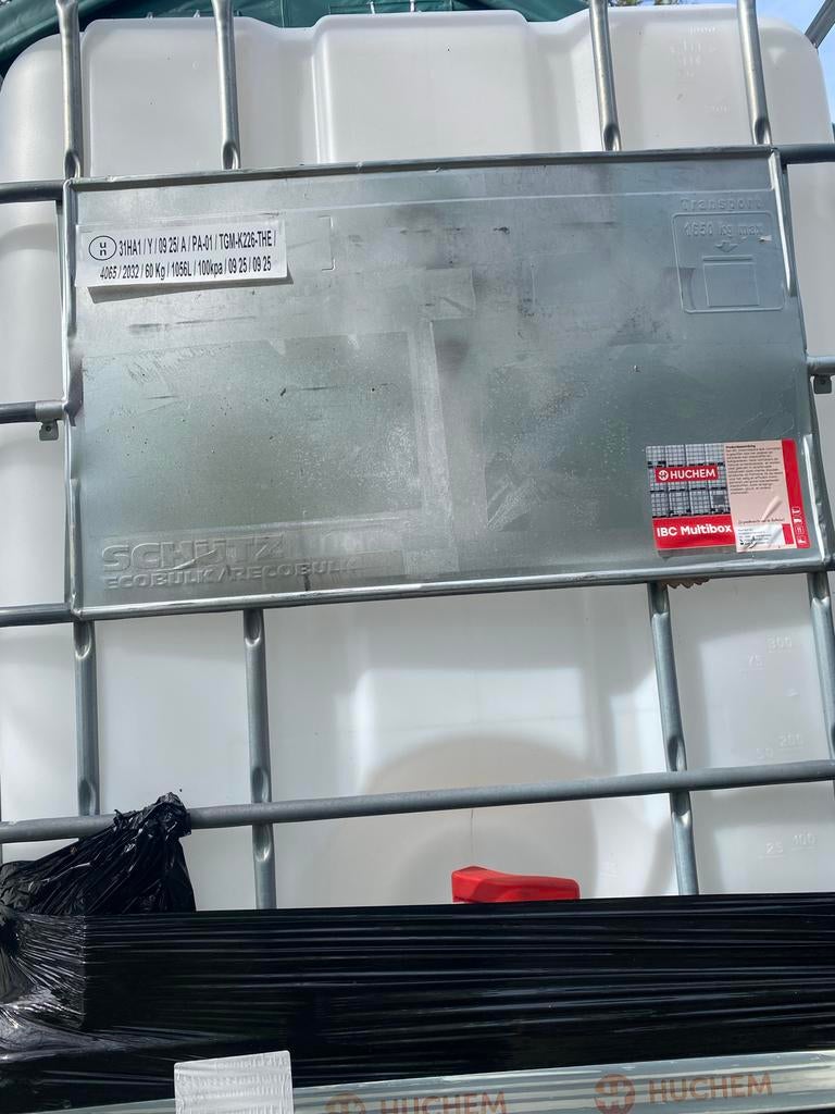 IBC Container 1000L - nieuw, 100 cm of meer, 60 cm of meer, Bak of Kist, Ophalen of Verzenden